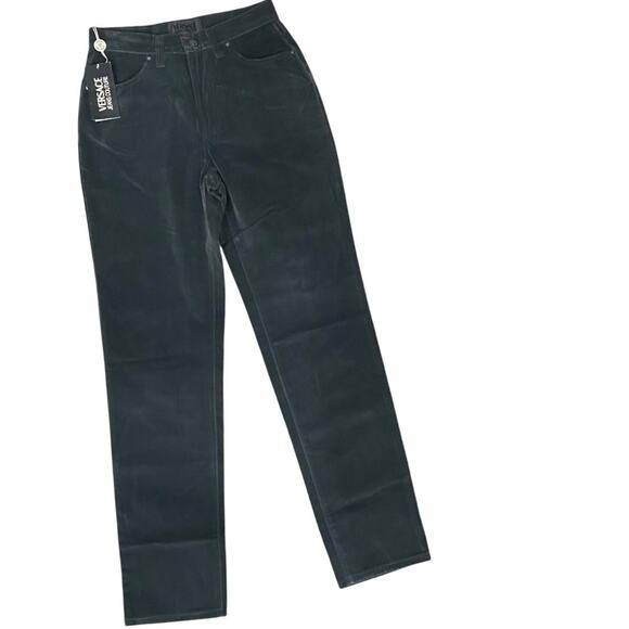 Versace Couture Suede Jeans 30 – Straight Leg, NWT, LI01 - Picture 4 of 10